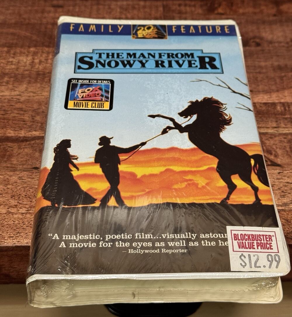 New Sealed The Man from Snowy River VHS 1994 20th Century Fox